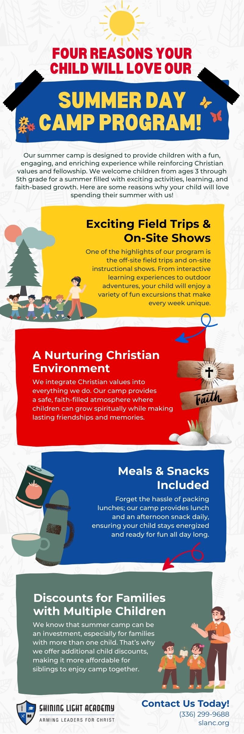 Four Reasons Your Child Will Love Our Summer Camp Program! [infographic]