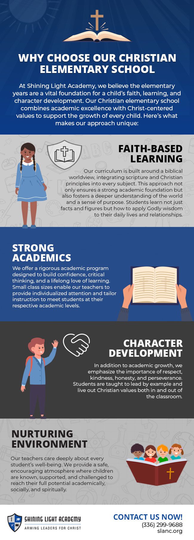 Why Choose Our Christian Elementary School [infographic]