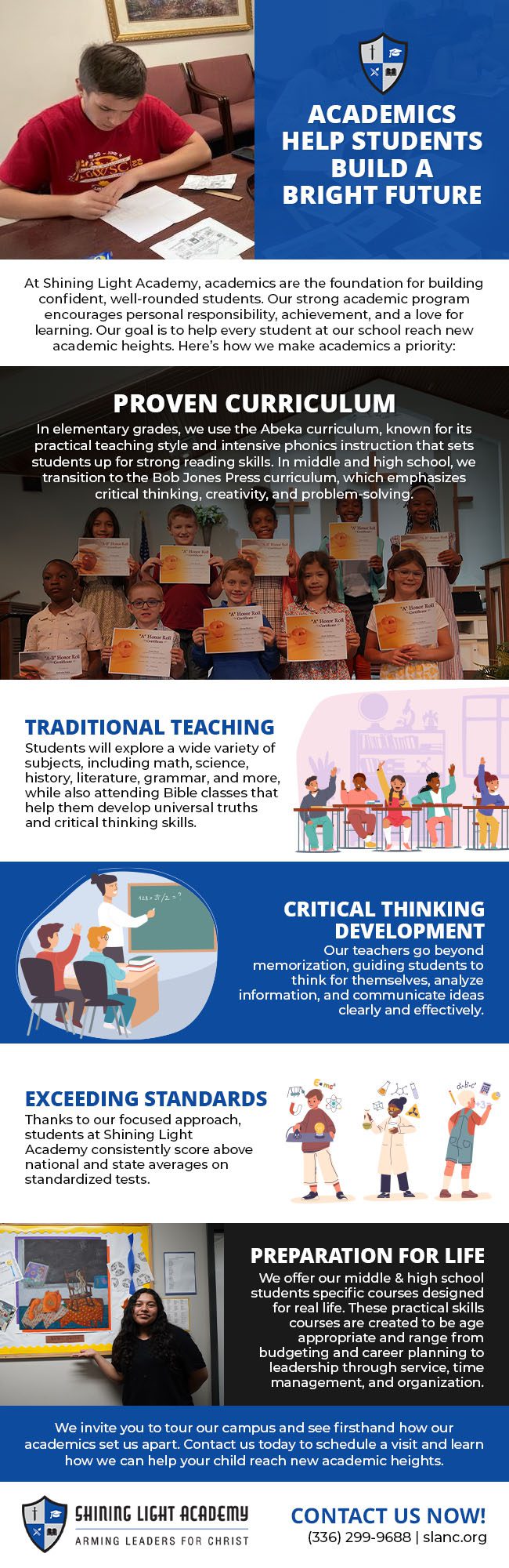 Academics Help Students Build a Bright Future